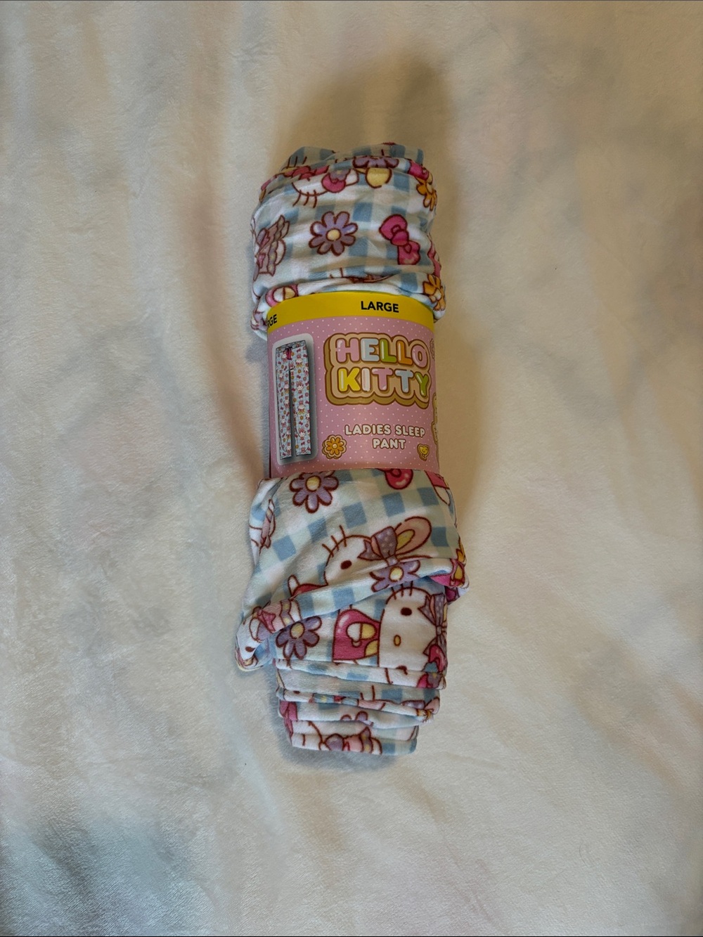 Hello Kitty Blue and Pink Floral Ladies' Sleep Pants